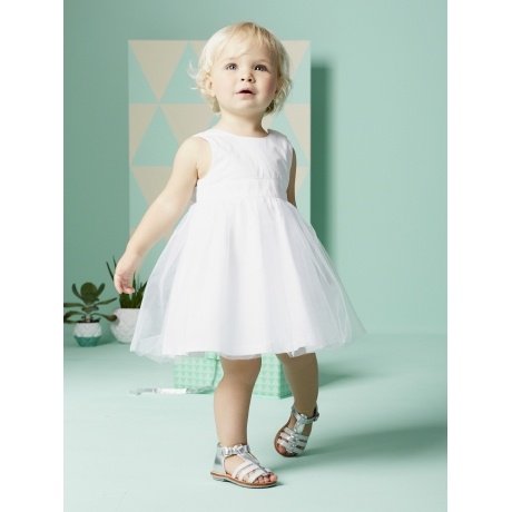 Festliches Babykleid Mädchen Tüll/Satin