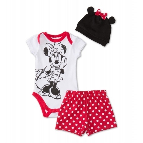 Minnie Mouse Baby-Set aus Bio-Baumwolle