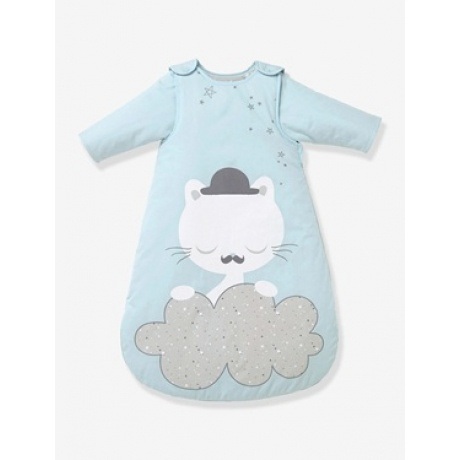 katzenschlafsack mit abnehmbaren Ärmeln "Katz' UND Maus"