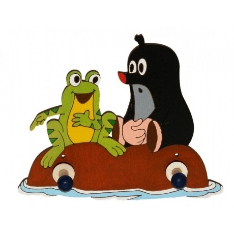 Garderobe "Maulwurf mit Frosch"