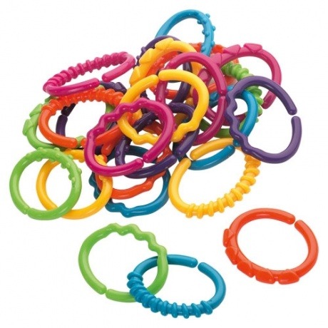 Baby-Spiel-Ringe, 24 Teile