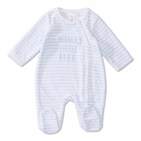 Baby-Velours-Schlafanzug