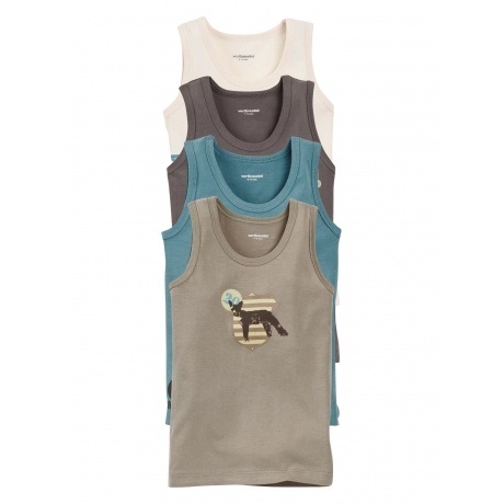 4er-Pack Unterhemden