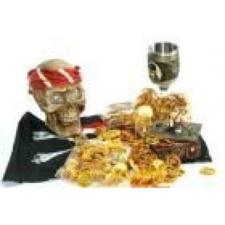 Piraten Gold-Münzen, 144 Stück