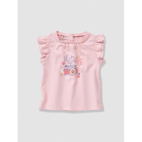 Baby T-Shirt mit Volantärmeln