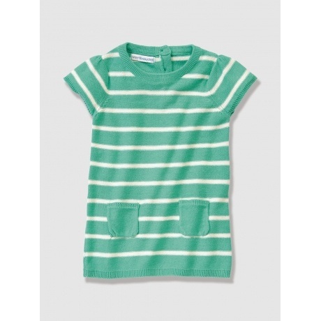 gestreiftes Strickkleid für Babys