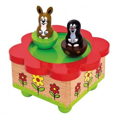 Holz-Spieluhr - Der kleine Maulwurf