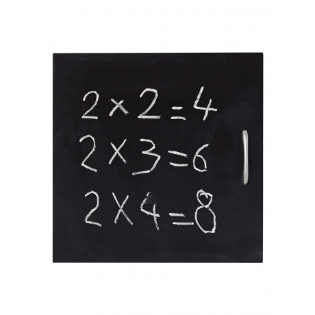 "Regaltür" mit Schiefertafel und Montage-Set