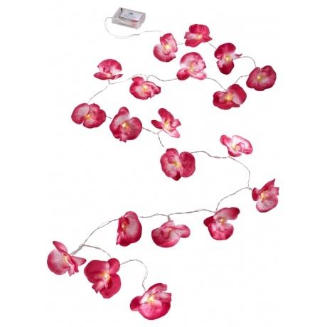 LED-Girlande Orchidee