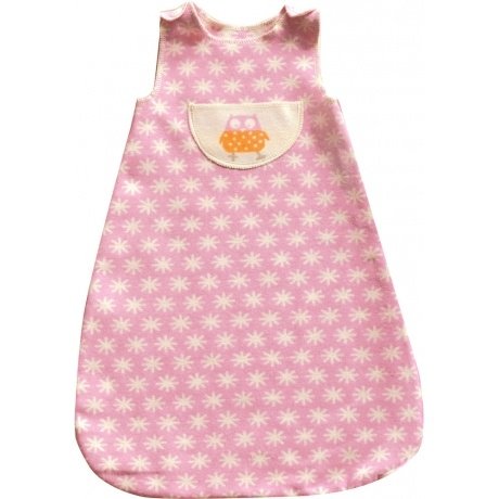 Flanell-Schlafsack Eule