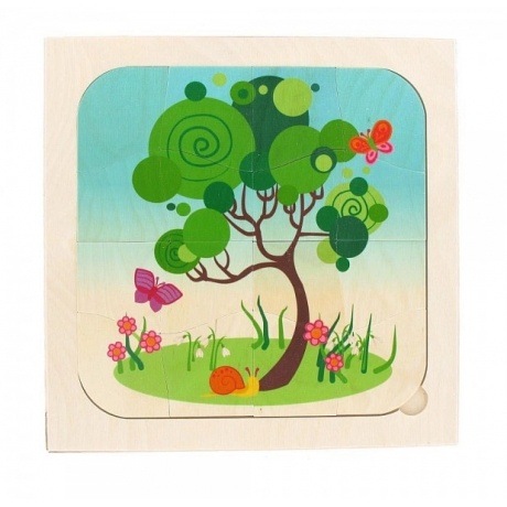 Schichtpuzzle "Jahreszeiten"