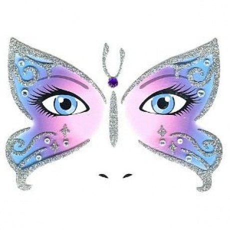 Face Art Tattoo "Schmetterling"