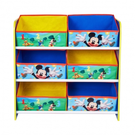 Disney Aufbewahrungsregal + 6 Boxen