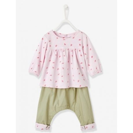 Babyset Bluse und Thermohose