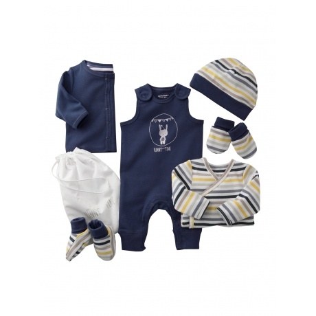 6-teilige Baby-Erstausstattung