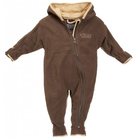  Fleece Baby Kapuzenoverall 