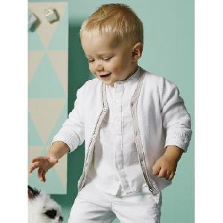 Baby Strickjacke, V-Ausschnitt, Jungen