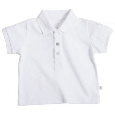 Poloshirt weiß, kbA