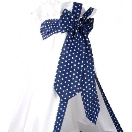 Betthimmel mit Schleife