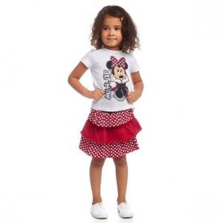 Disney Shirt & Rock mit Rüschen