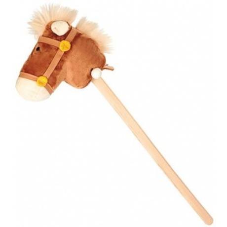 Steckenpferd mit Plüschfell