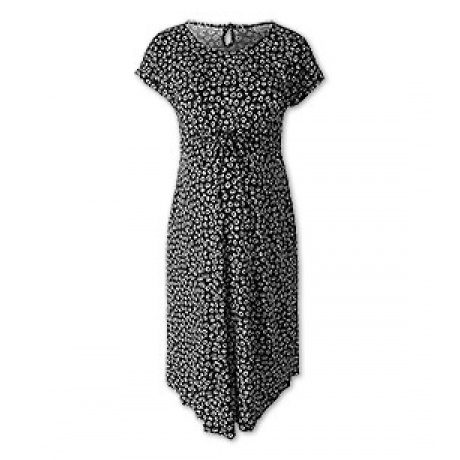 Damen Umstandskleid in schwarz / weiss