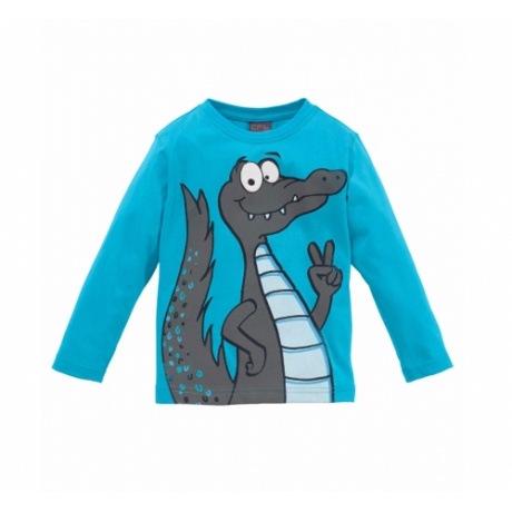 Langarmshirt "Krokodil"