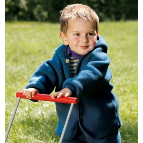 Flauschige Baby-Jacke mit Kapuze, kbT