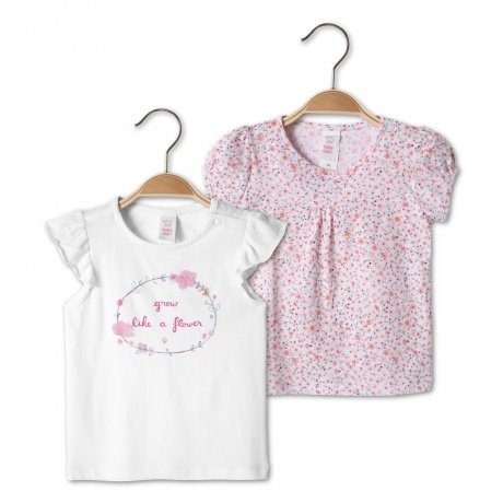 Babys 2er Pack Baby-T-Shirts aus Bio-Baumwolle