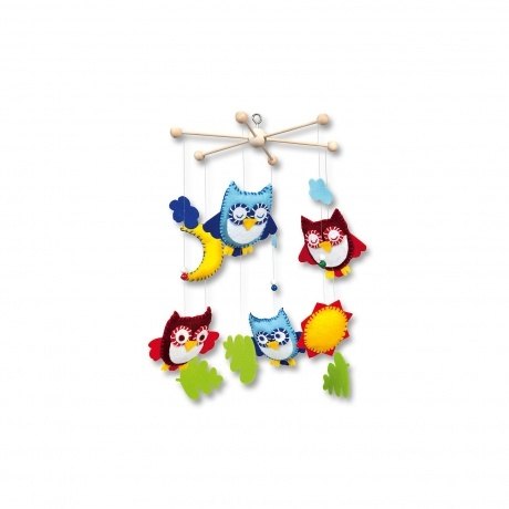 Kreativset Eulen-Mobile