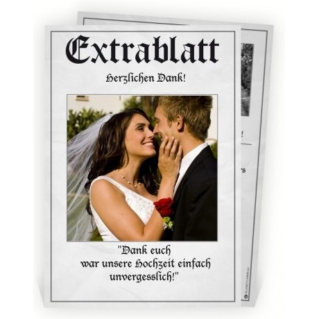 Dankeskarte Hochzeit