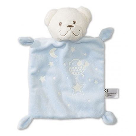 Baby Kuscheltuch in hellblau