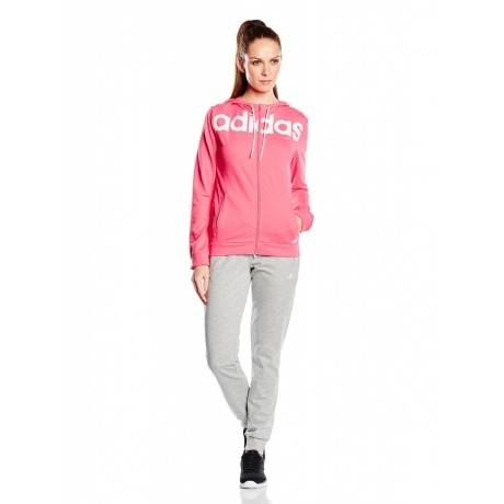 Damen Trainingsanzug Essentials Linear Cotton