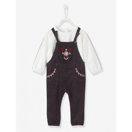 Babyset Shirt und Latzhose