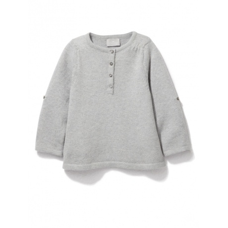 Baby-Pullover mit abkrempelbaren Ärmeln