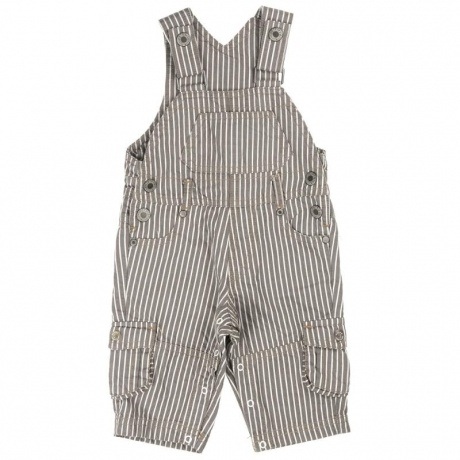 Gestreifte Latzhose