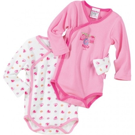 Langarm-Wickelbody, 2er-Pack