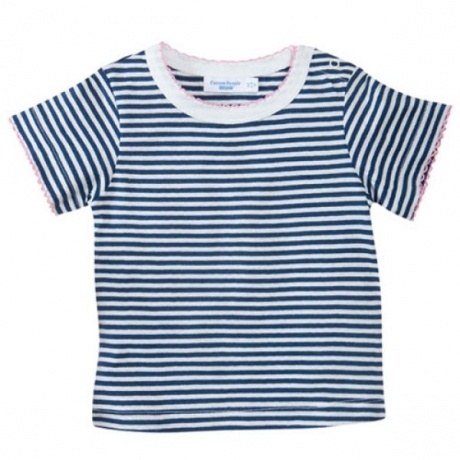 Mädchen T-Shirt rot-weiß, kbA