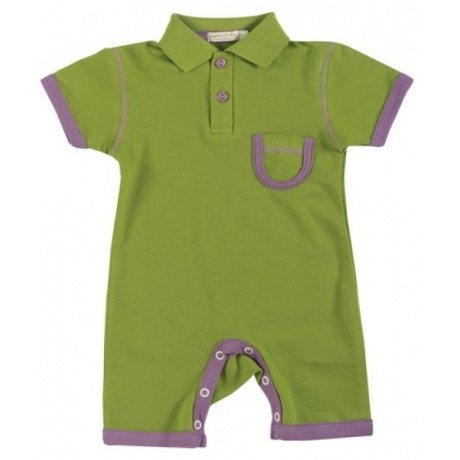 Kurzarm-Polo-Strampler