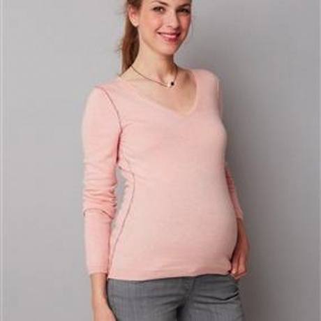 Umstands-Pullover aus weichem Feinstrick