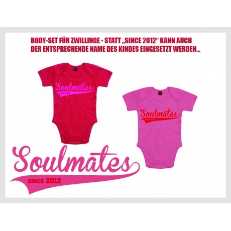 2 niedliche Bodys für Zwillinge