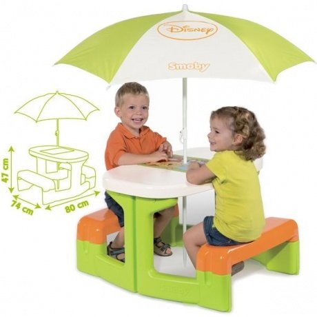Picknicktisch mit Sonnenschirm "Winnie Puuh"