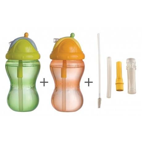 Trinkhalmflaschen-Set