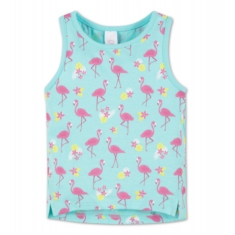 Baby-Top "Flamingo" Türkis