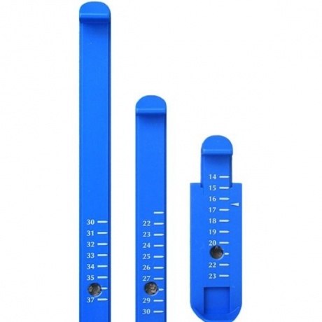 Fuß- und Innenschuh-Messgerät für Gr. 14 - 37