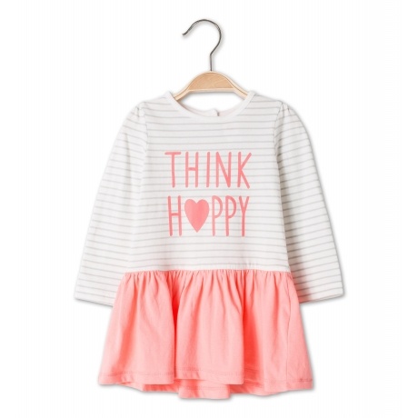 Langärmeliges Baby-Kleid