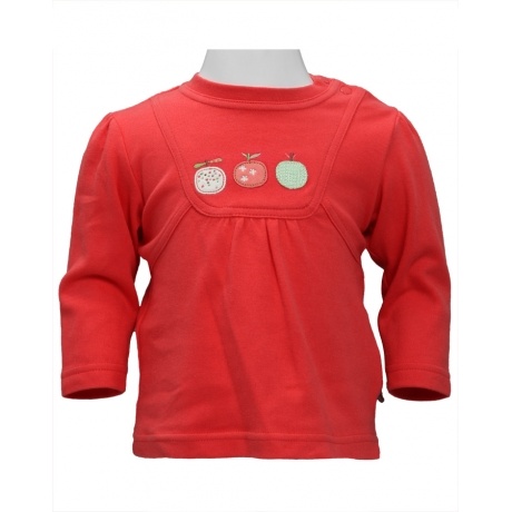 Langarmshirt mit Frucht-Applikation