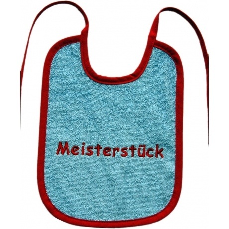 Bindelätzchen "Meisterstück"
