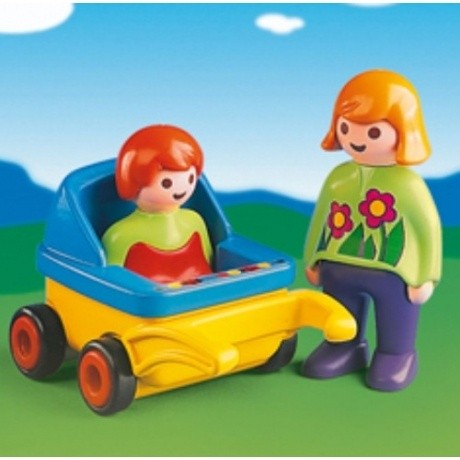 1-2-3: Mama mit Kinderwagen
