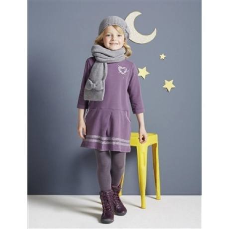 Jerseykleid mit Herz-Motiv